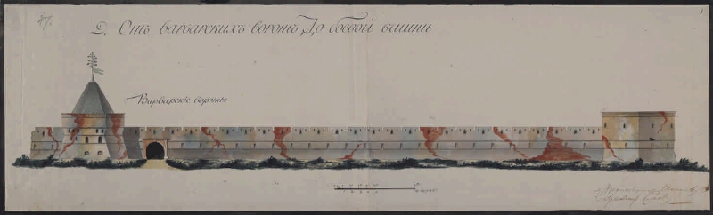 Карта кремля 1812