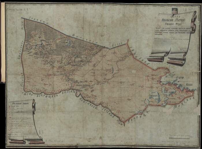 Карта тобольского уезда 1913 - 82 фото