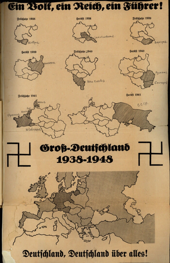 Карта германии 1938 года