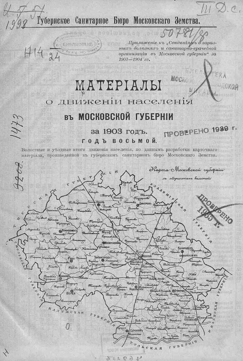 Подольский уезд московской губернии